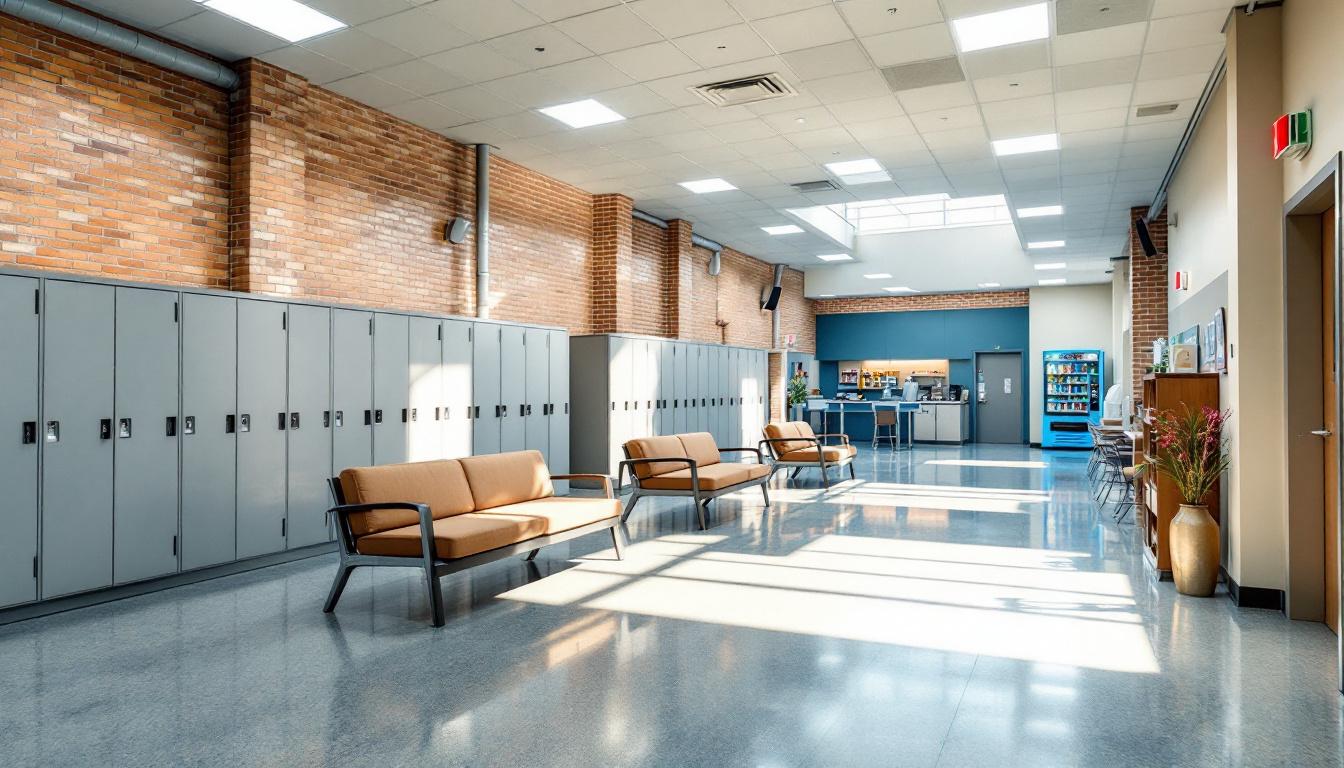 Visitation facilities and waiting area at Hancock County Port & Harbor