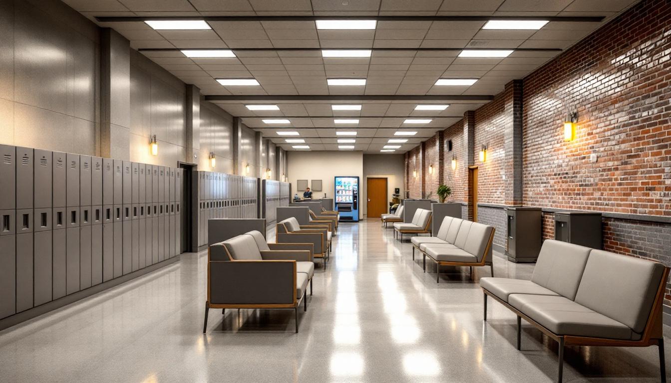 Visitation area at South Mississippi Correctional Institution