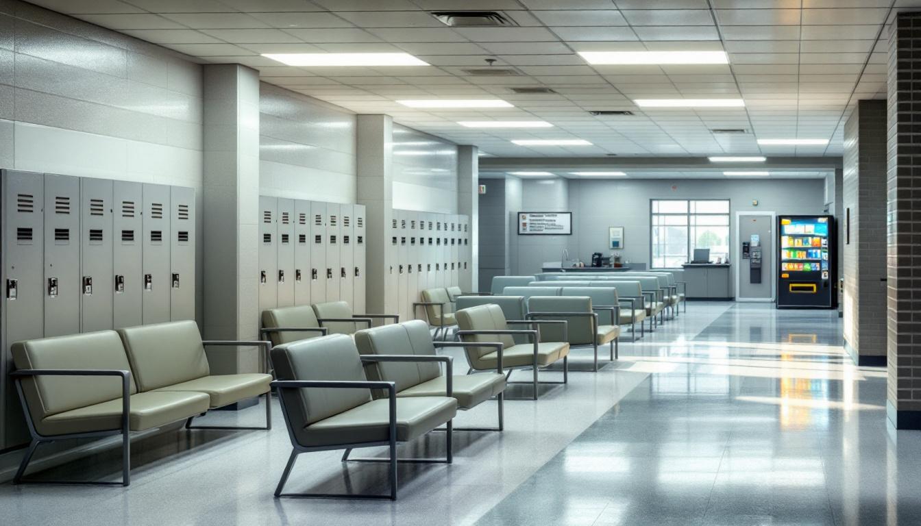 Visitation area at Central Mississippi Correctional Facility