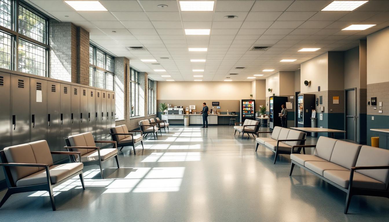 Visitation facilities and waiting area at Rankin County Sheriff's Office