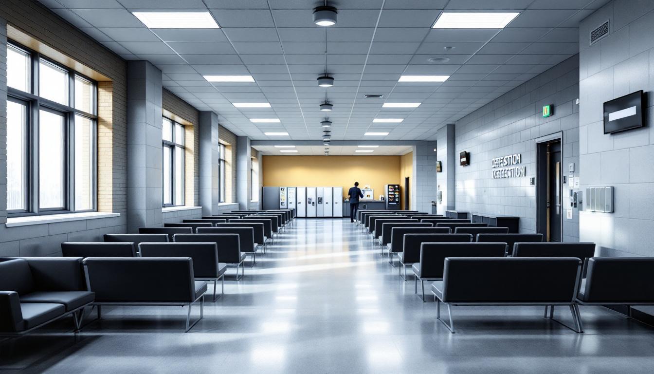 Visitation area at Leake County Correctional Facility