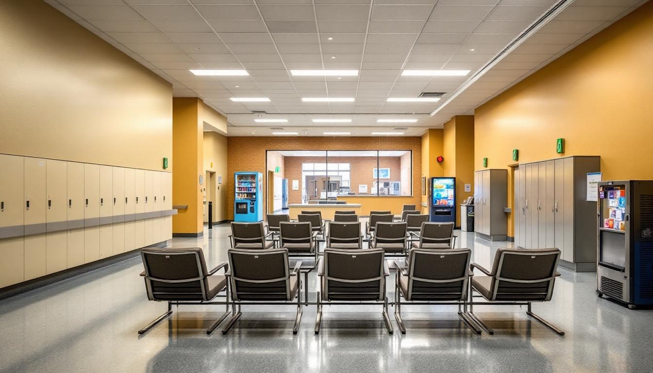 Visitation area at East Mississippi Community College