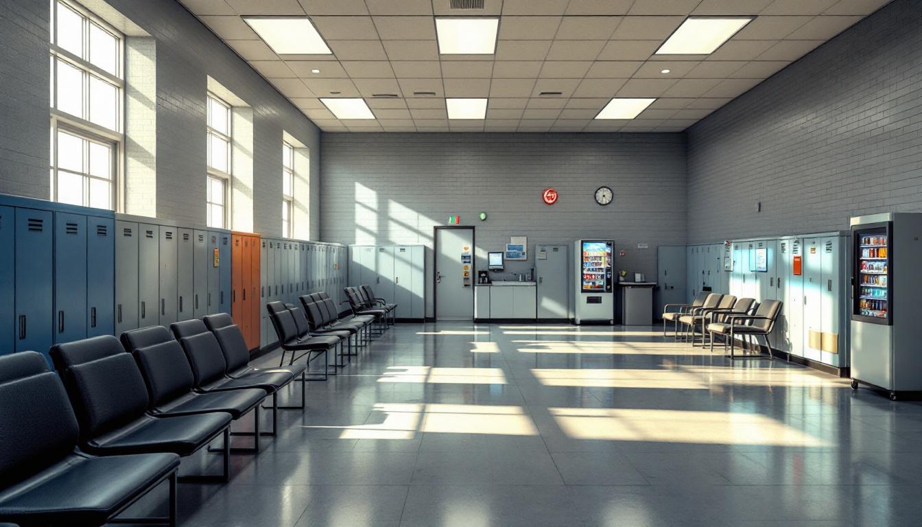Visitation area at Adams County Sheriff's Office