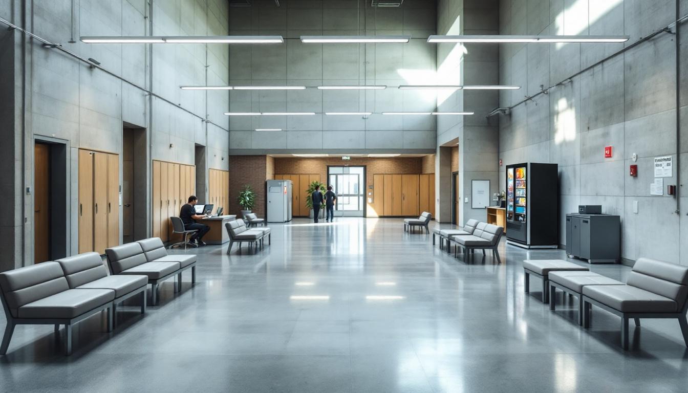 Visitation area at Washington County Regional Correctional Facility
