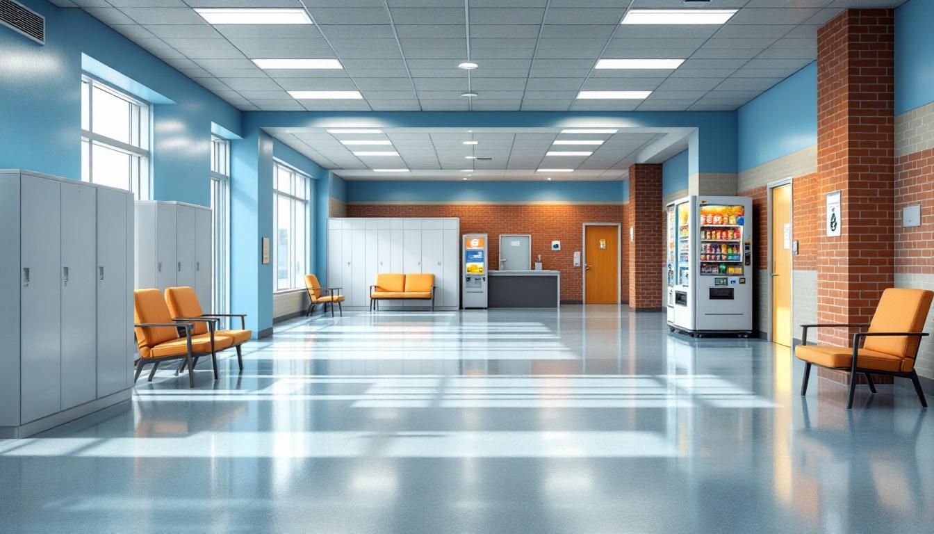 Visitation area at Stone County Correctional