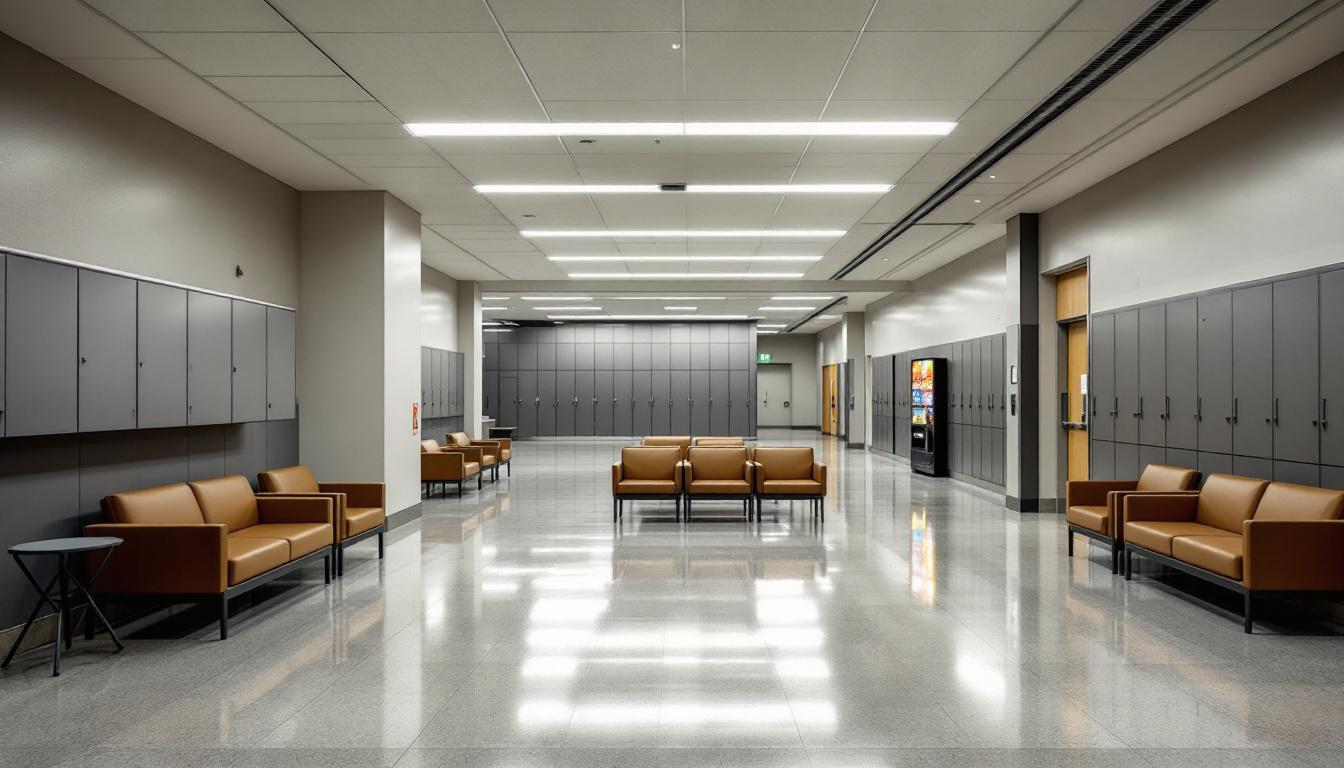Visitation facilities and waiting area at Amite County Sheriff