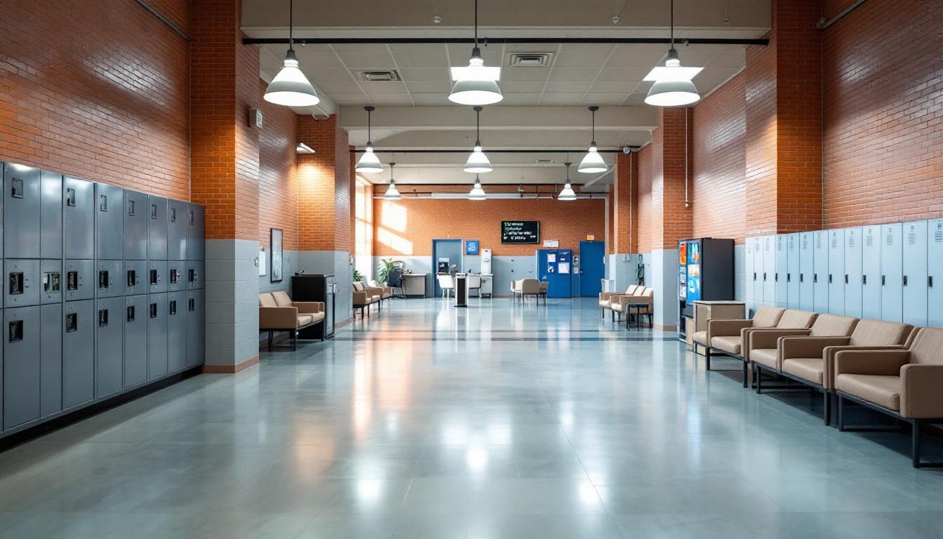 Visitation area at Lowndes County Sheriff's Office