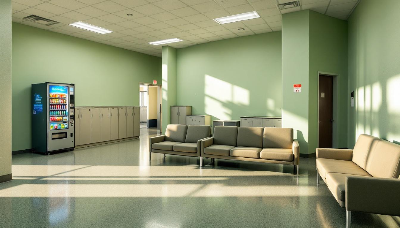 Visitation facilities and waiting area at Arizona State Prison Complex
