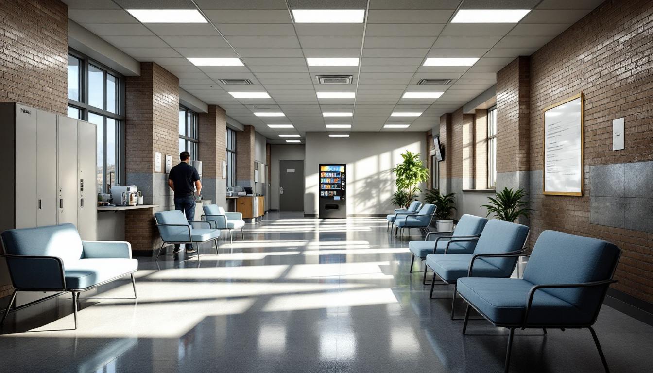 Visitation facilities and waiting area at Arizona State Prison Complex - Florence
