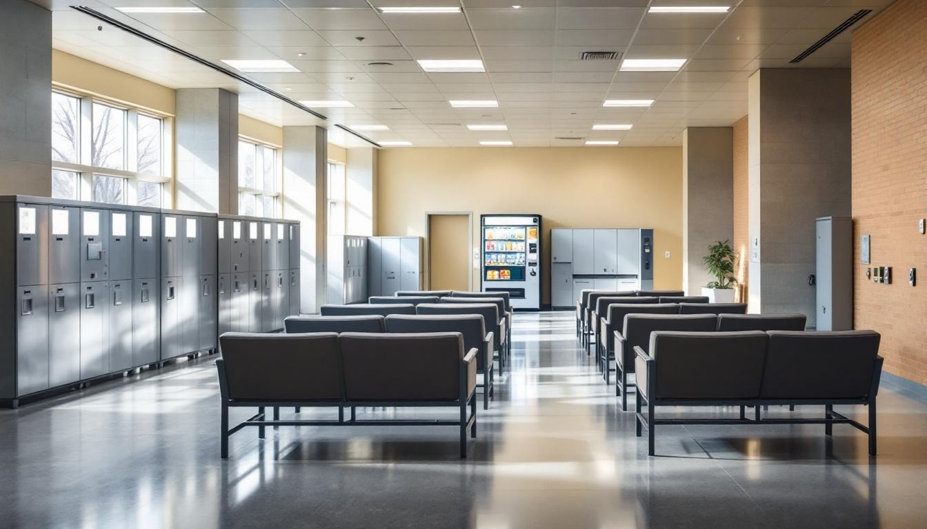 Visitation area at Federal Correctional Institution - Safford