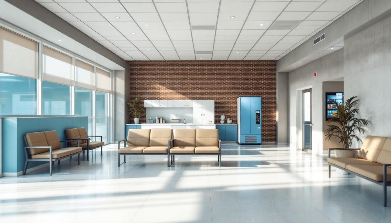 Visitation facilities and waiting area at Arizona State Prison Complex - Douglas