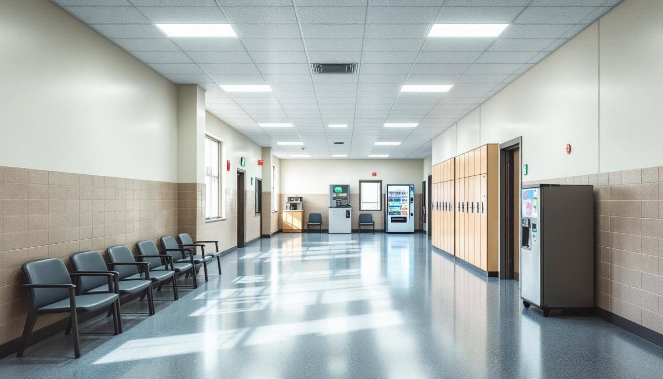Visitation facilities and waiting area at ASPC -Winslow