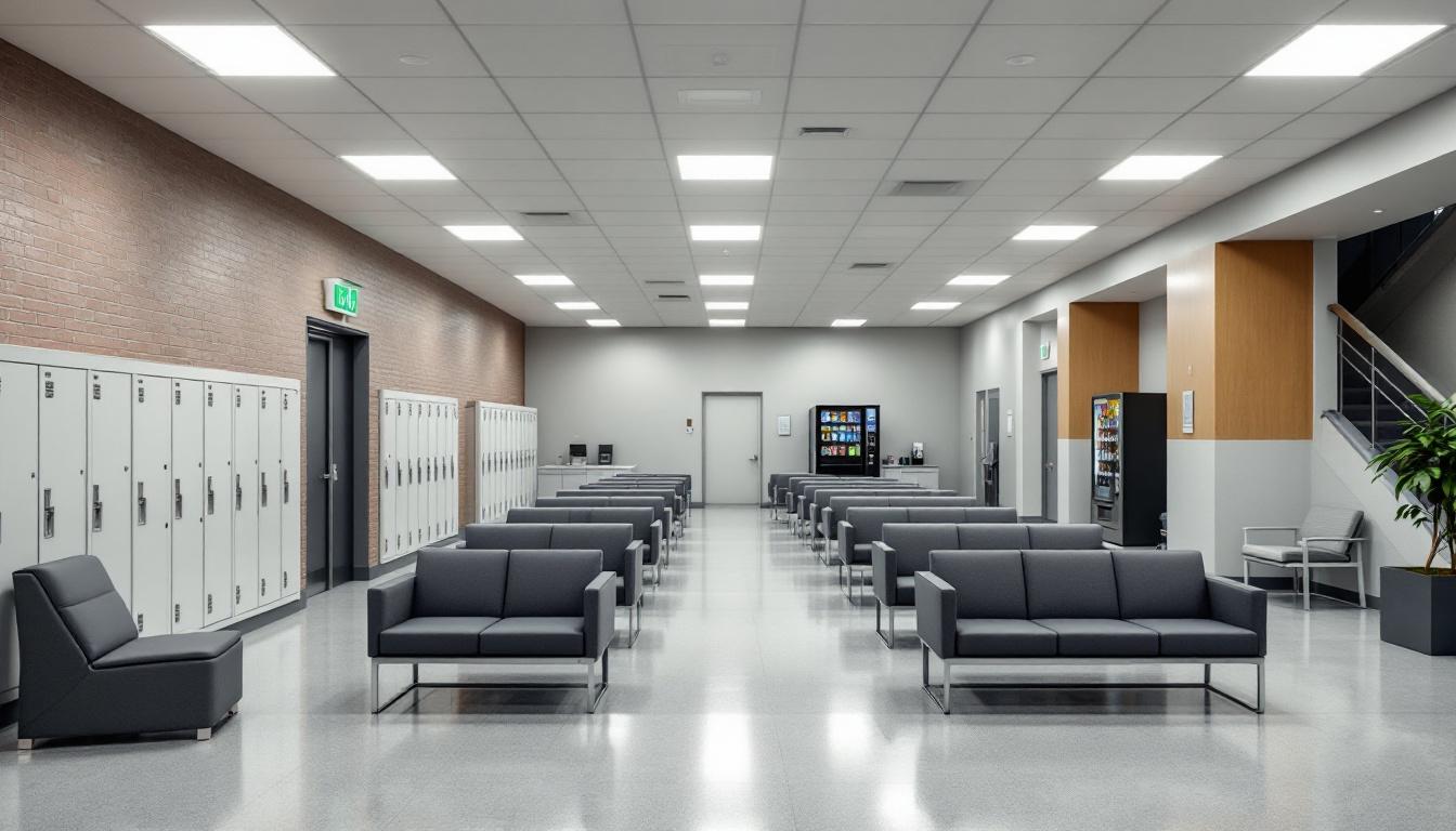 Visitation area at Saguaro Correctional Center