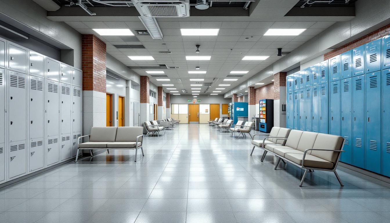 Visitation facilities and waiting area at Mohave County Jail