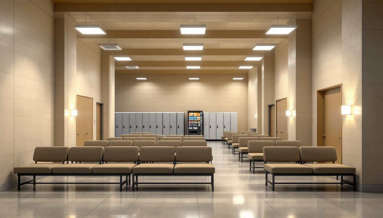 Visitation facilities and waiting area at Arizona State Prison-Phoenix