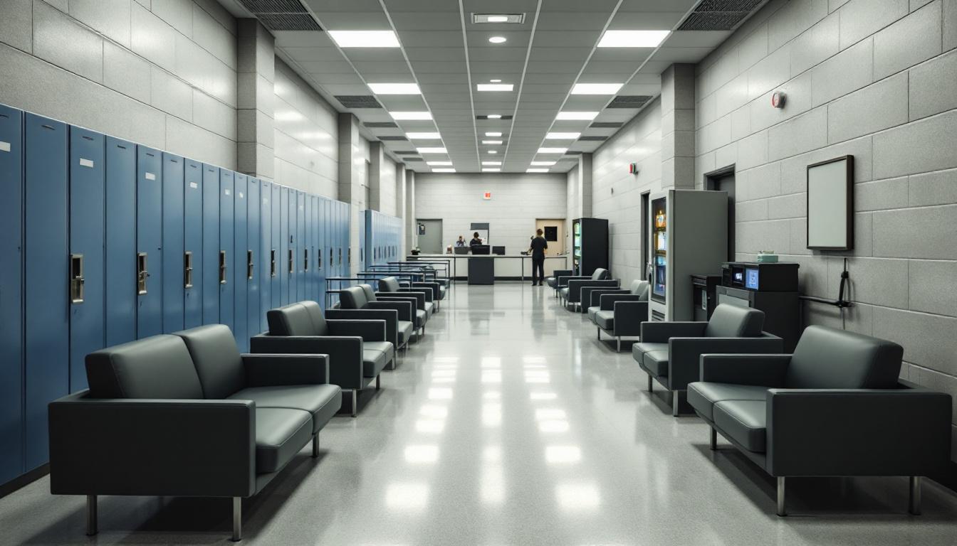 Visitation facilities and waiting area at Arizona State Prison Complex - Florence