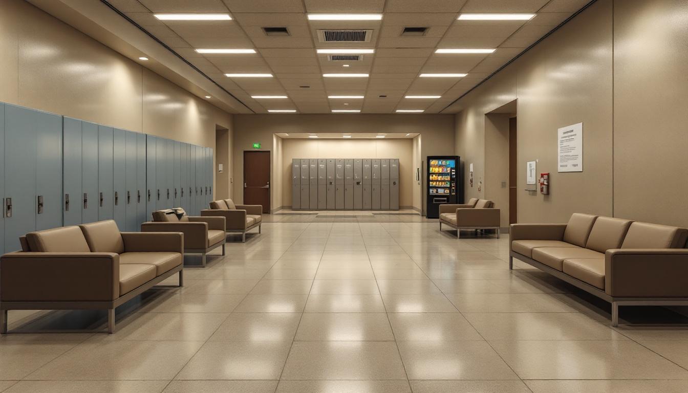 Visitation facilities and waiting area at CCA Central Arizona Detention Center