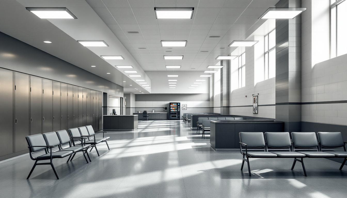 Visitation area at Arizona Department of Corrections State Prison