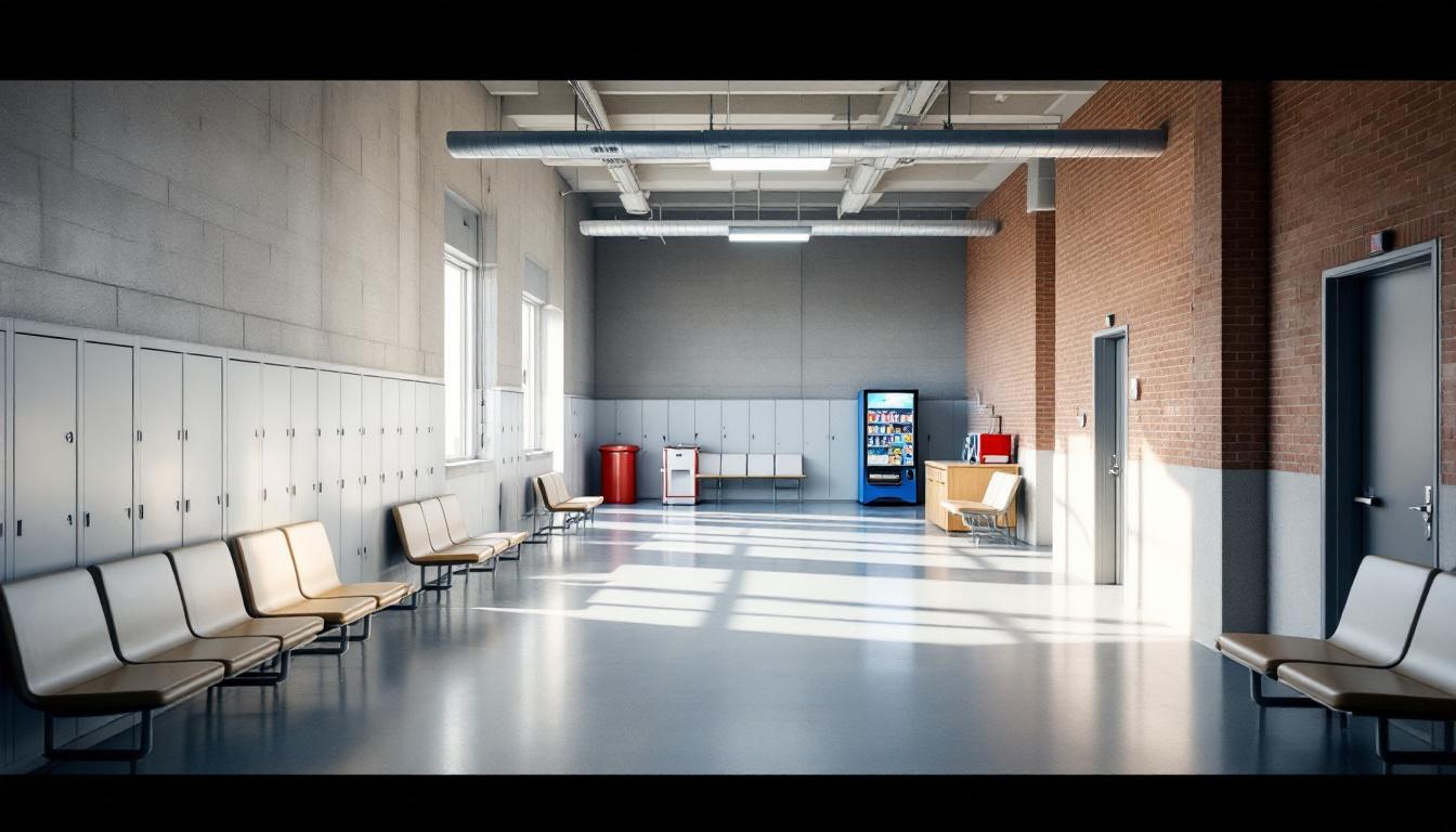 Visitation facilities and waiting area at Cimarron Unit Visitation-Arizona State Prison Complex Tucson