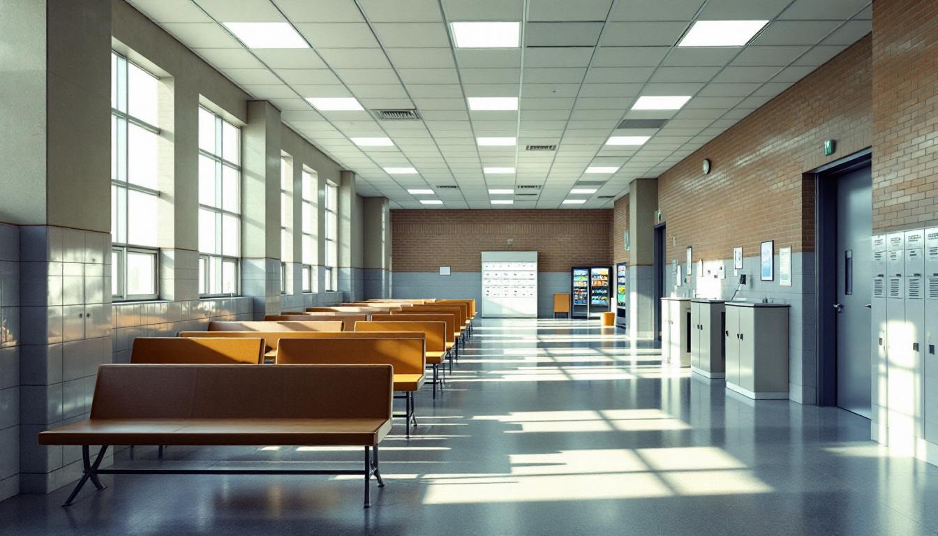 Visitation facilities and waiting area at Gila County jail