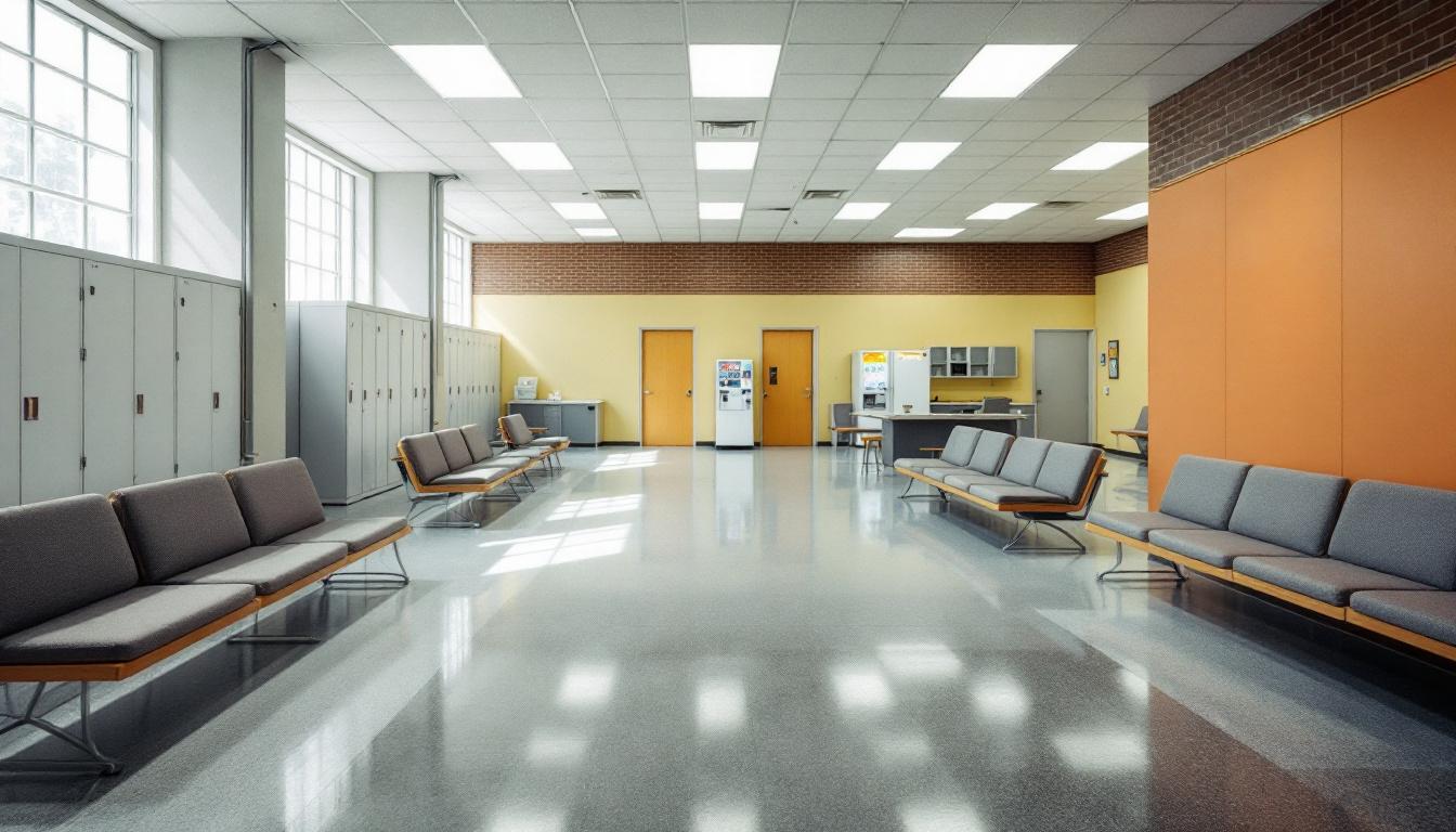 Visitation area at Richmond Jail Detention
