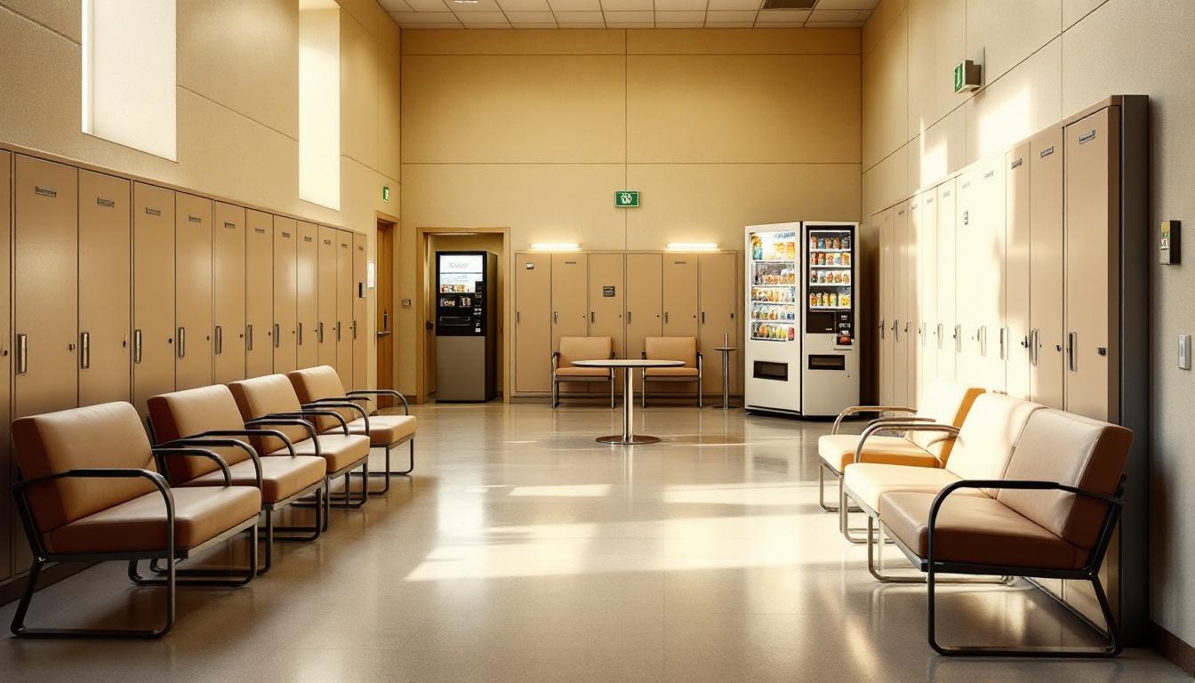 Visitation area at Roanoke City Jail