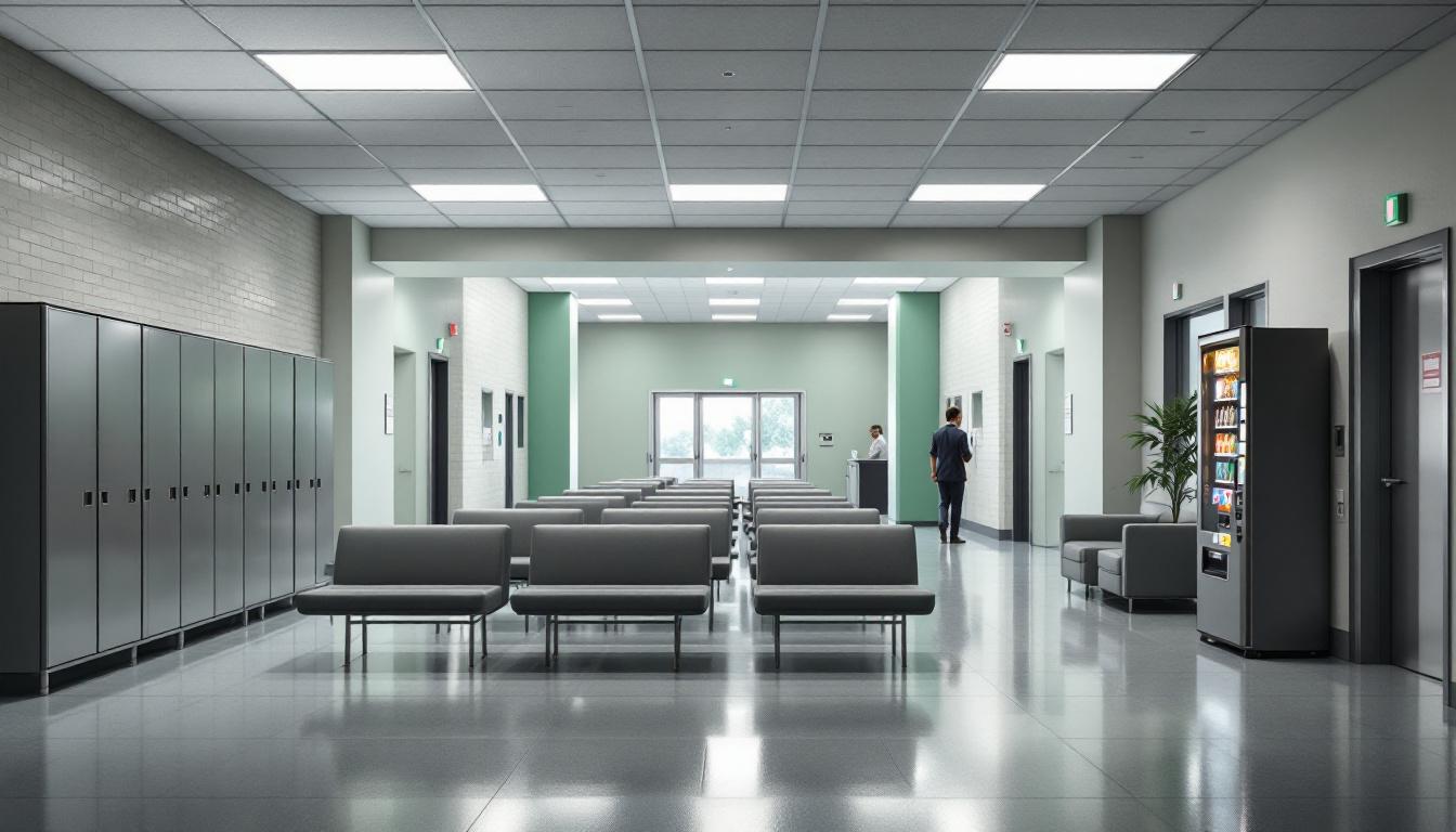 Visitation area at Southwest Virginia Regional Jail Authority Abingdon Facility