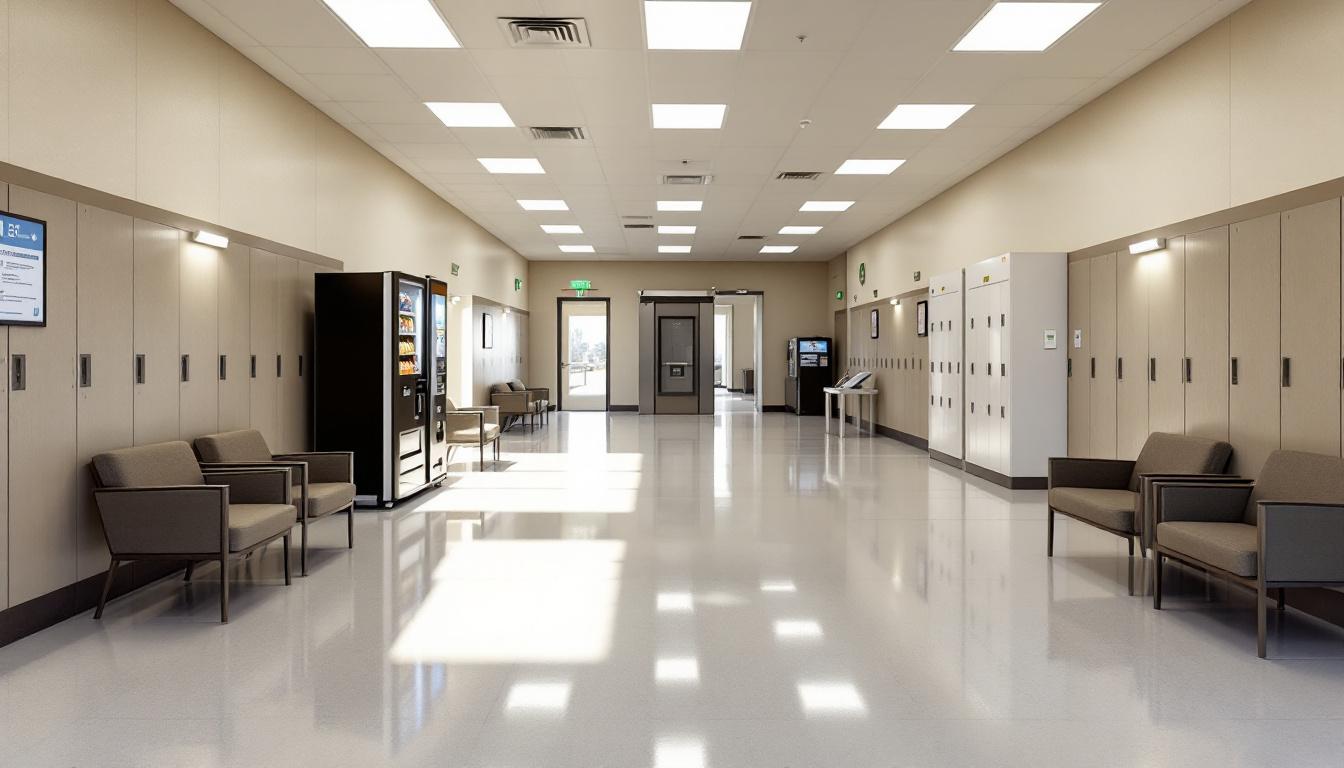 Visitation area at City Sheriff Office