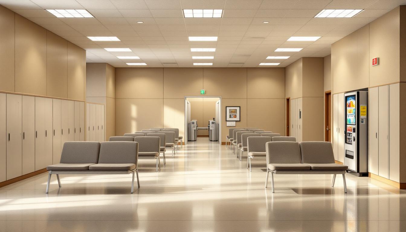 Visitation area at Hampton Jail