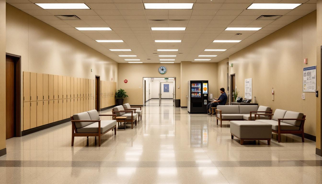 Visitation area at Northeast Las Vegas VA Clinic