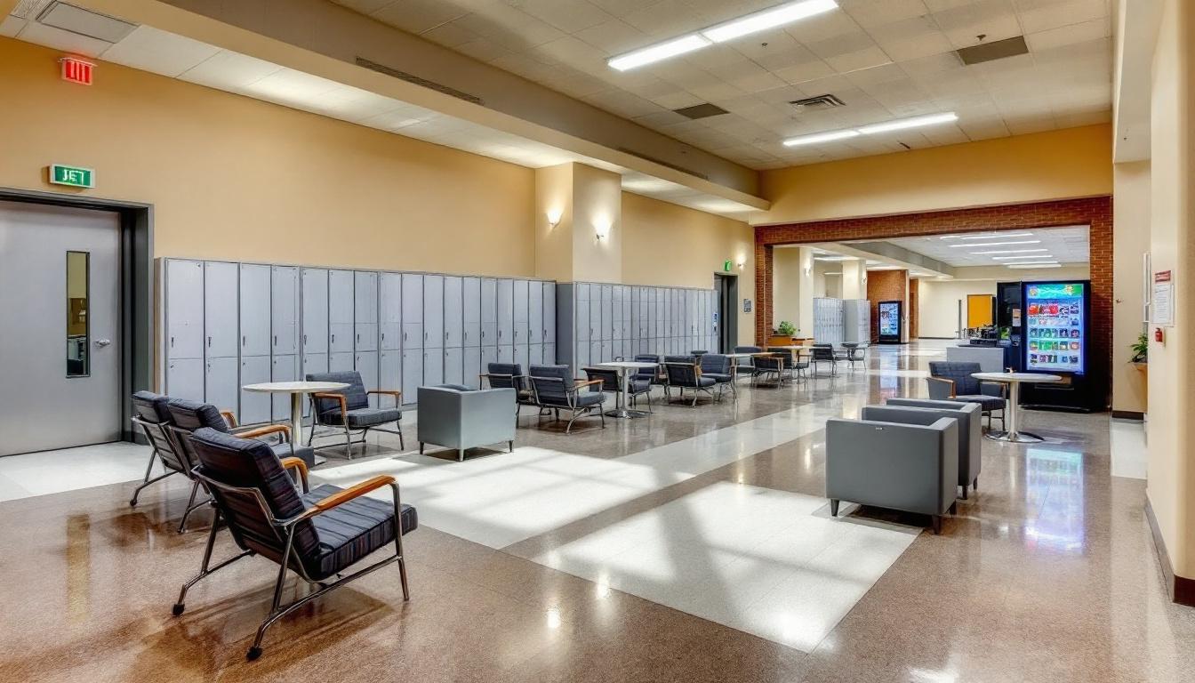 Visitation area at Blue Ridge Regional Jail Auth