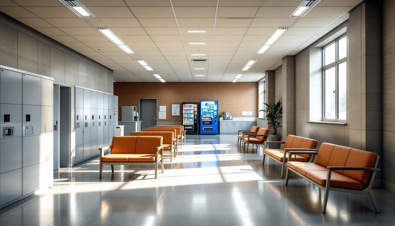 Visitation area at Lynchburg Detention Center