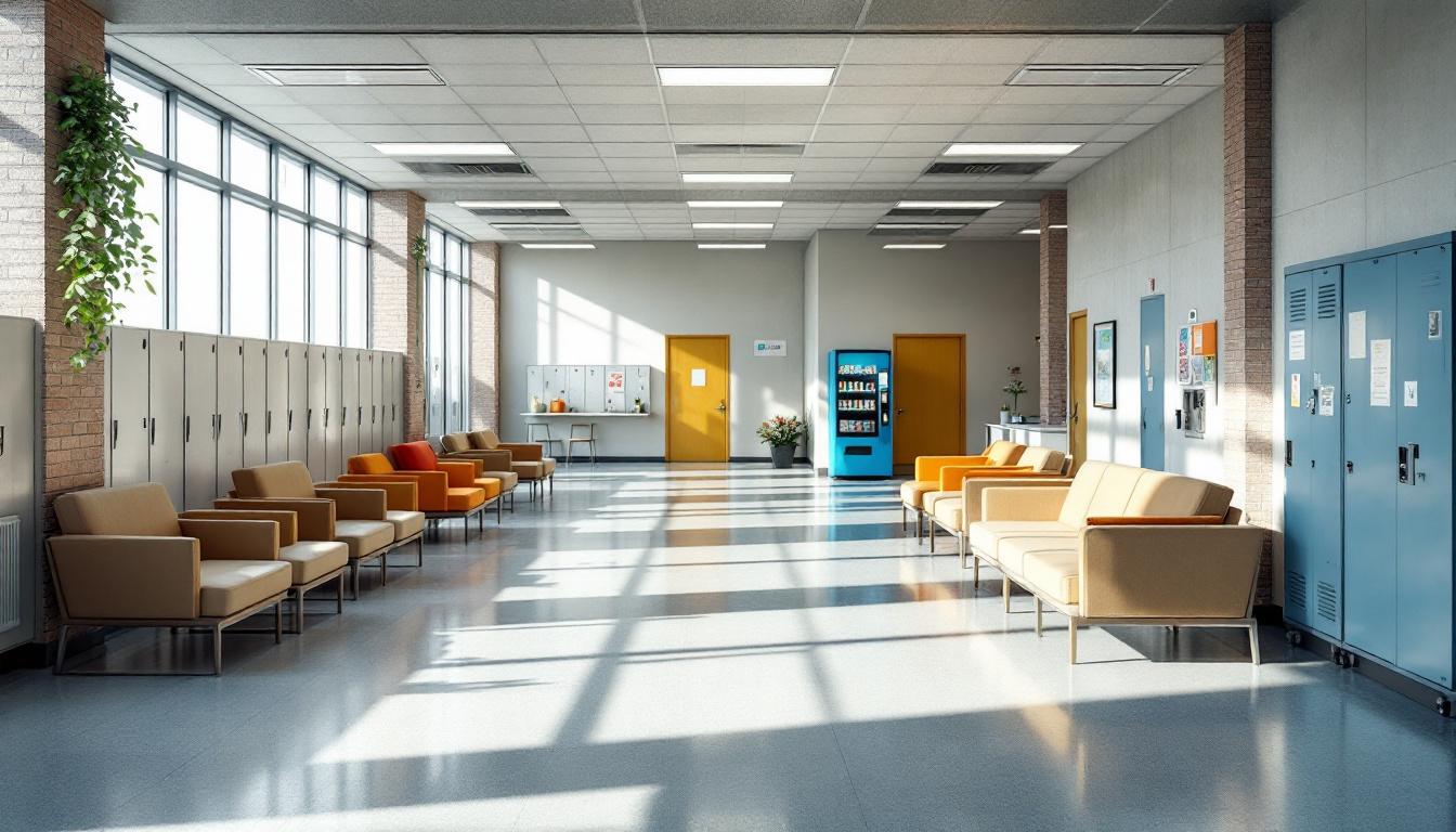 Visitation facilities and waiting area at Haynesville Correctional Center