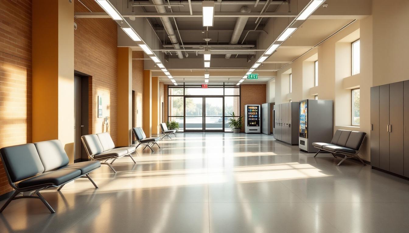 Visitation facilities and waiting area at Richmond Jail Detention