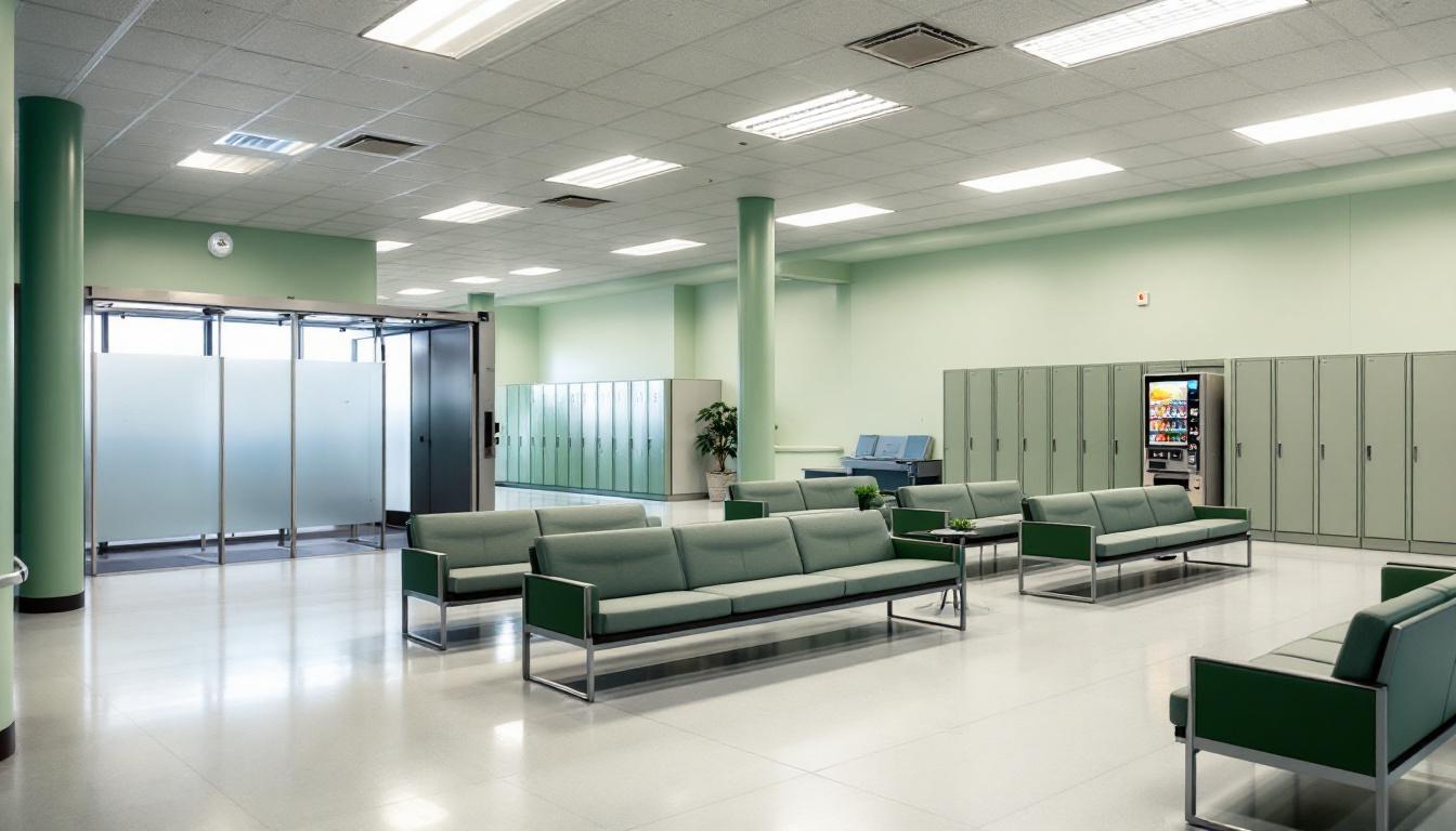 Visitation area at Marion Correctional Center