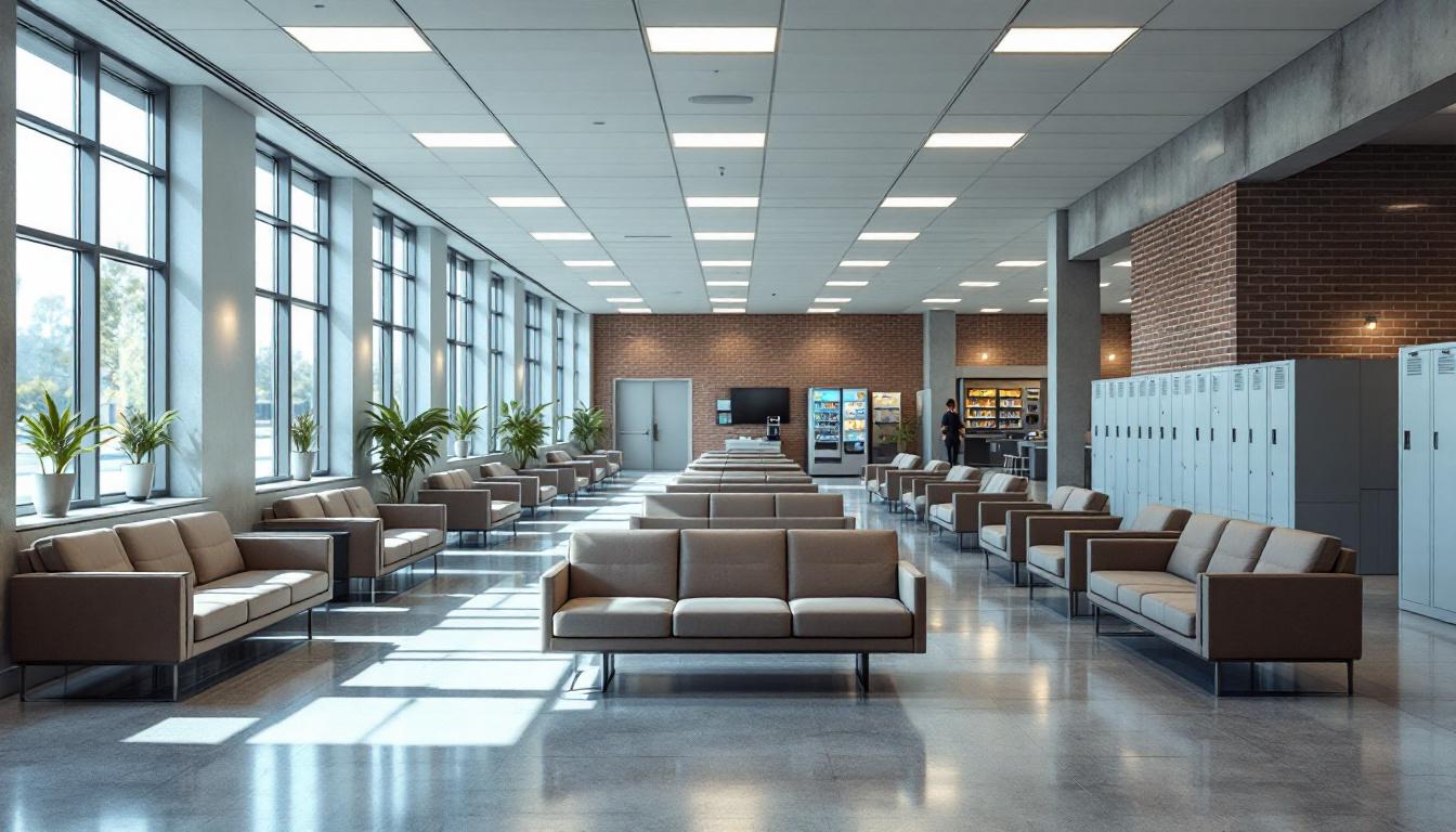 Visitation facilities and waiting area at Blue Ridge Regional Jail Auth