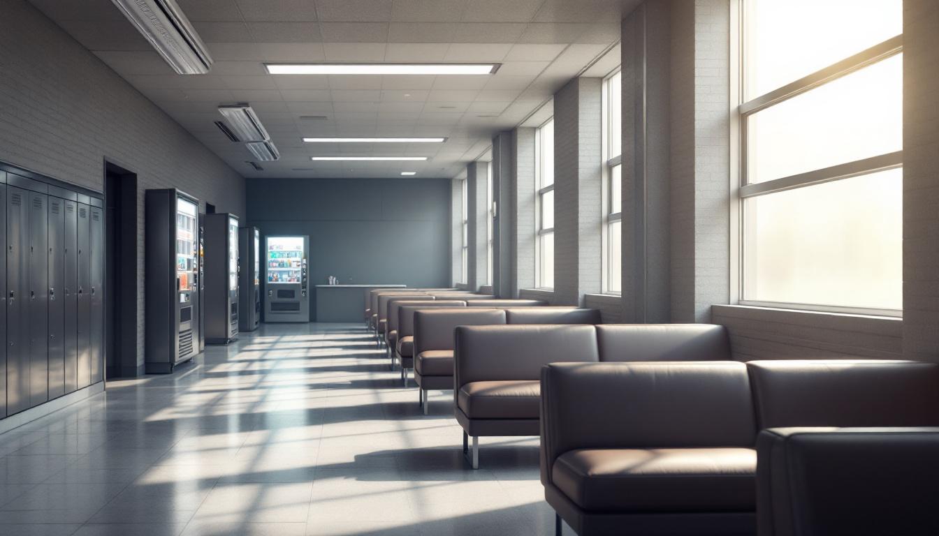 Visitation facilities and waiting area at Hillsborough County Sheriff's Office (HCSO) - Orient Road Jail