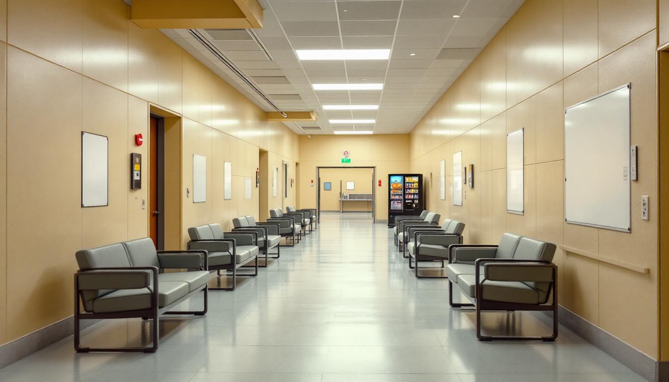 Visitation facilities and waiting area at RMC-Main Unit