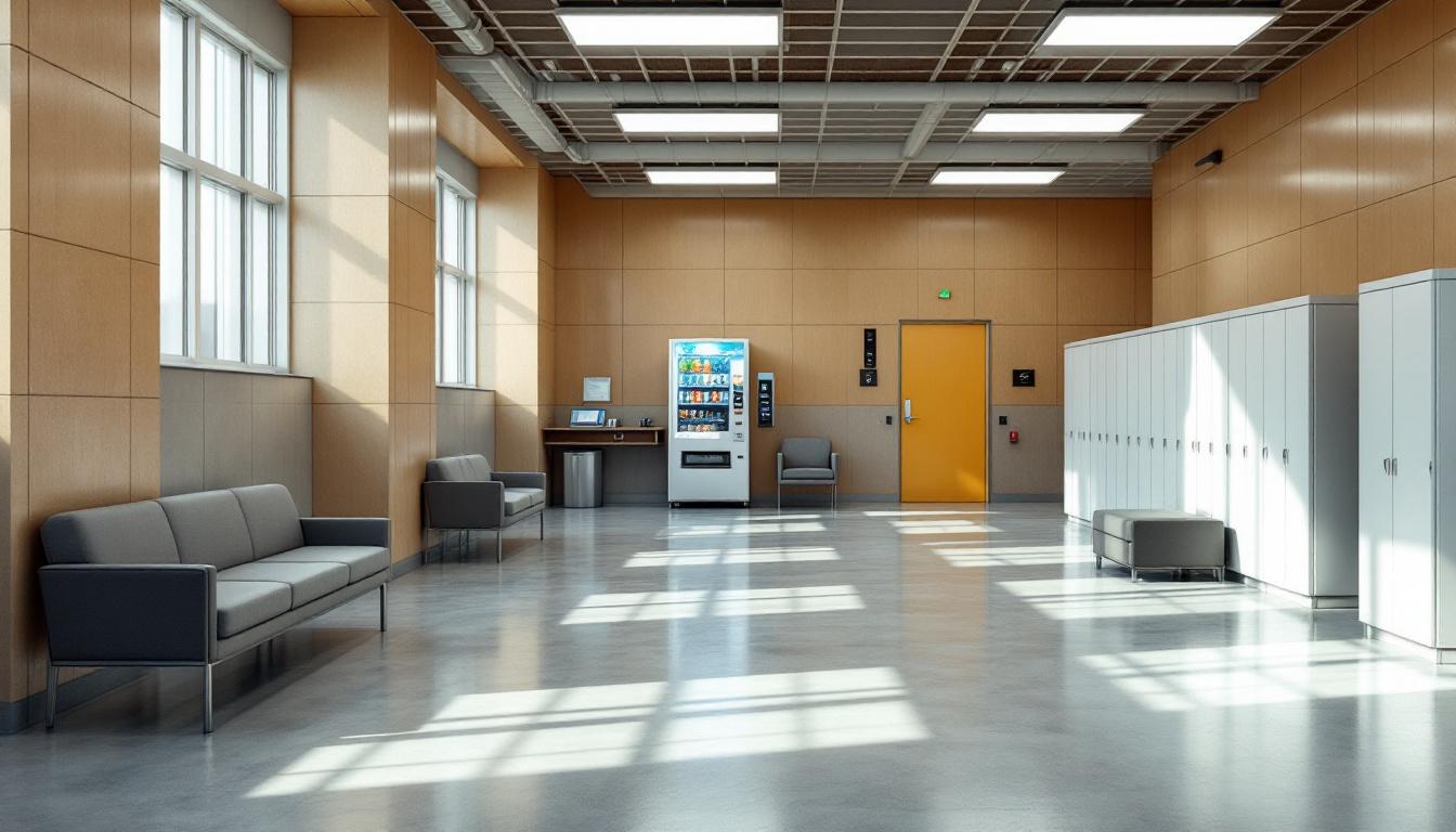 Visitation facilities and waiting area at USP-2 Coleman