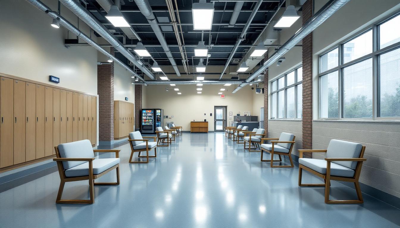 Visitation facilities and waiting area at Walton County Jail