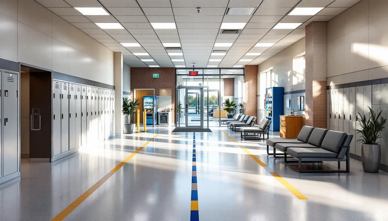 Visitation area at Okaloosa County Jail