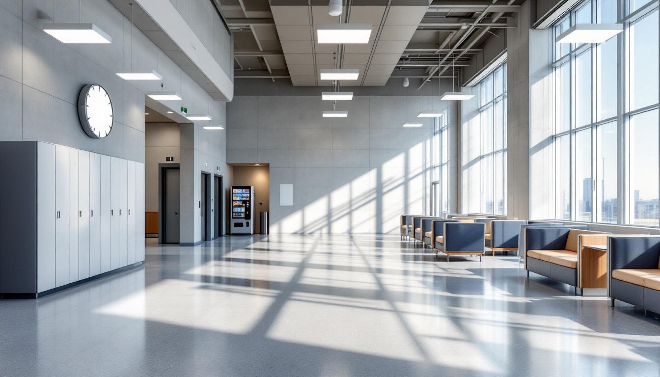 Visitation area at Baker County Detention Center