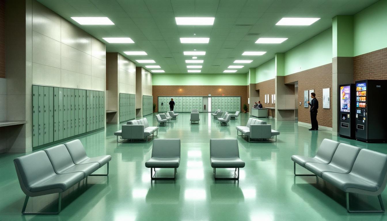 Visitation facilities and waiting area at Brevard County Jail