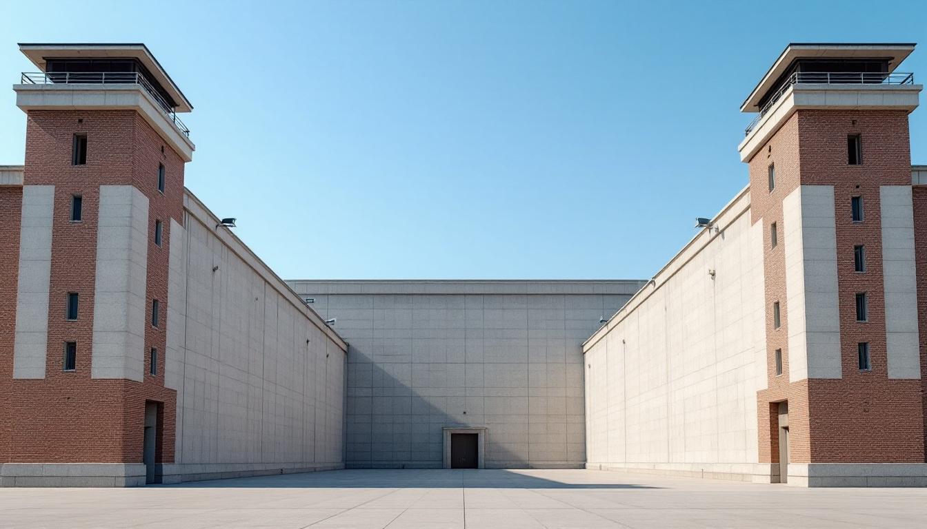 California State Prison, Los Angeles County exterior view