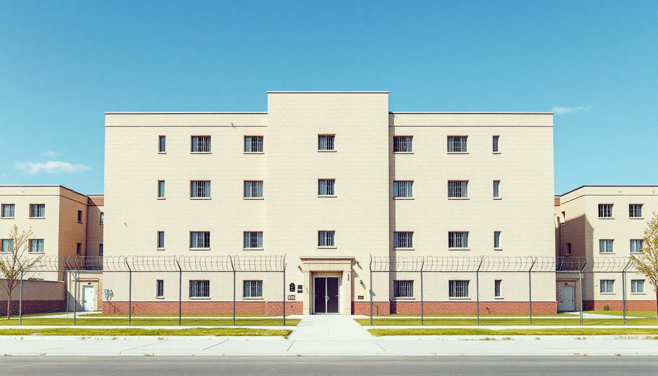 Allen County Jail exterior view