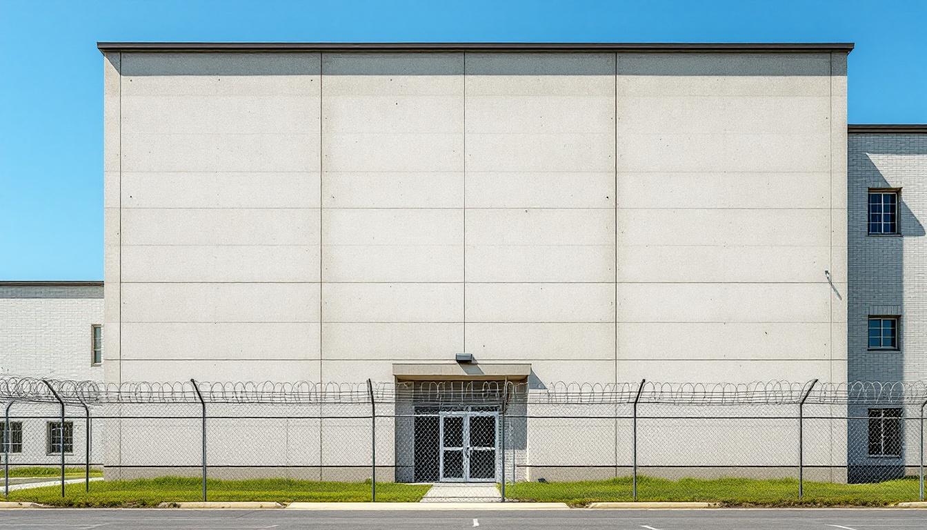 Lewis Corrections Department exterior view