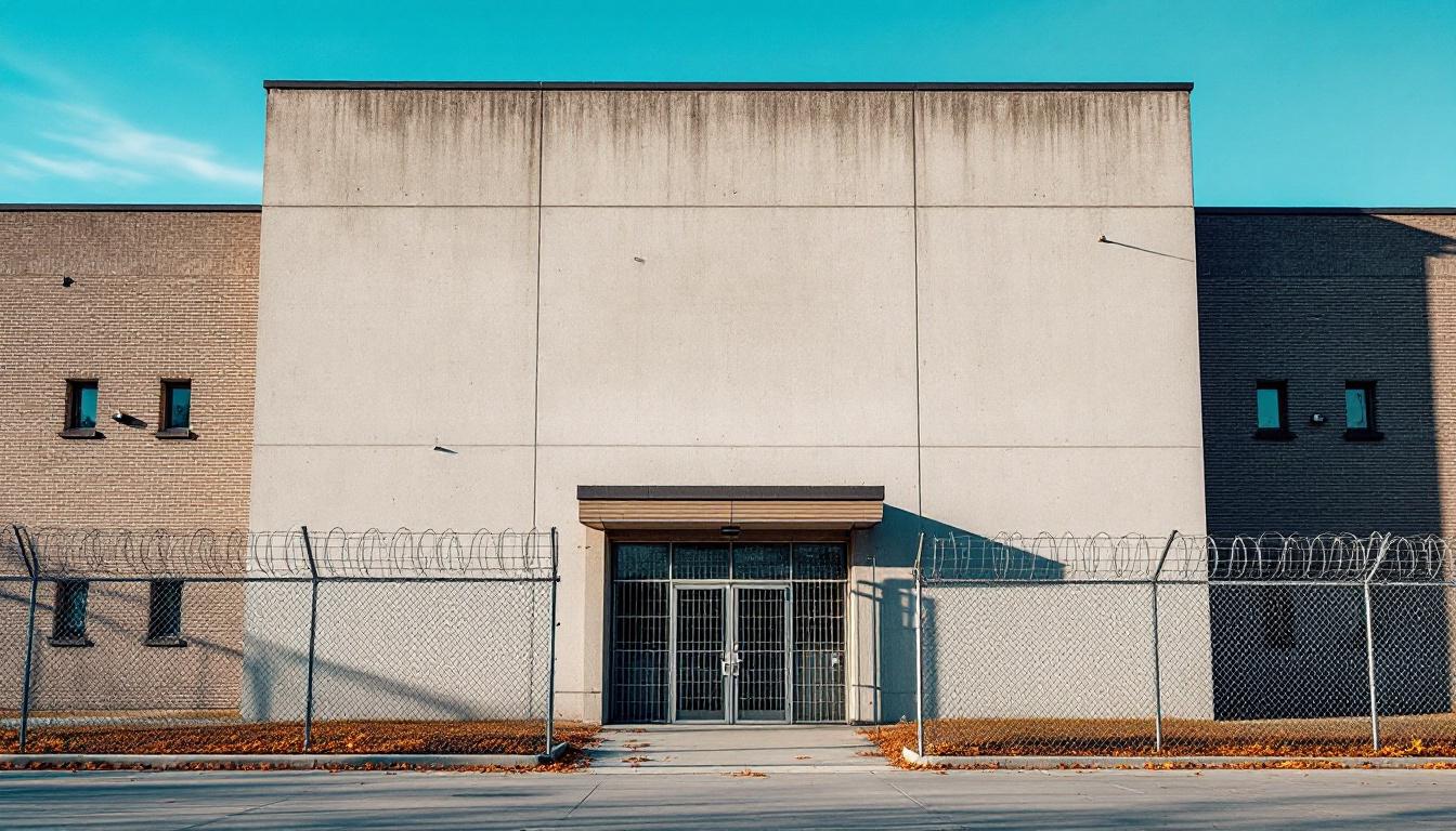 Lewis Corrections Department exterior view