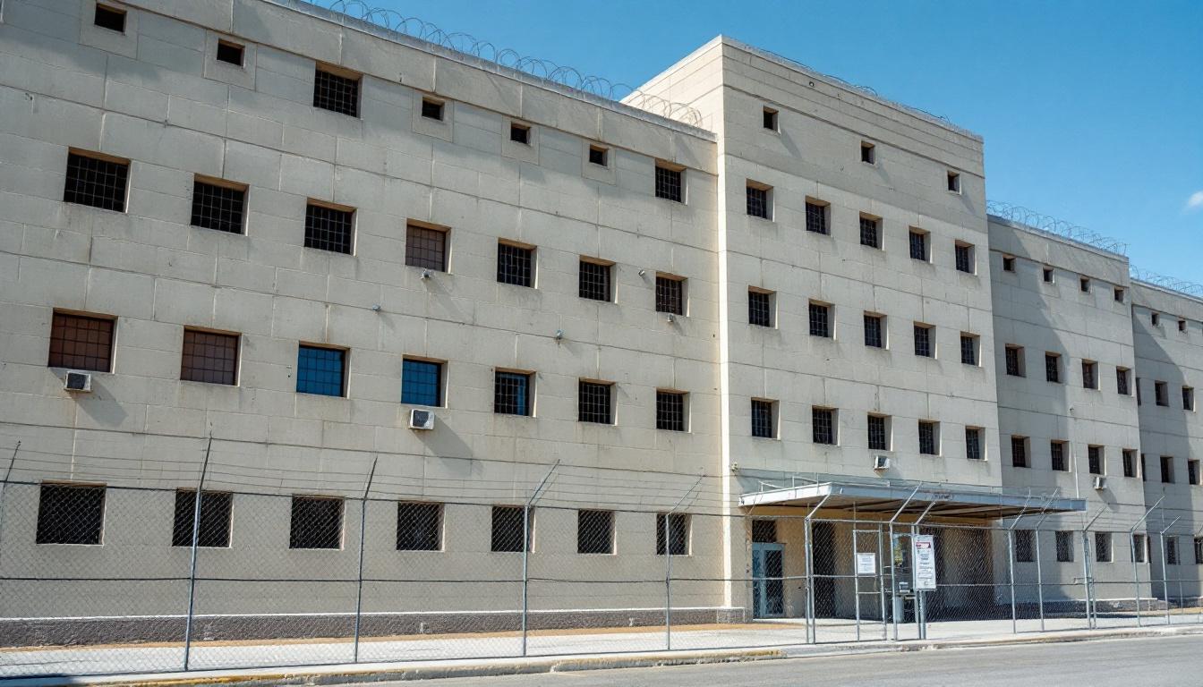Beckham County Jail exterior view