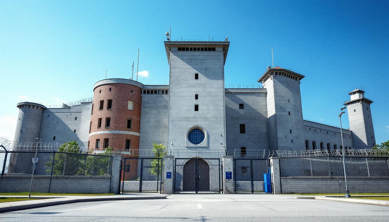 California State Prison, Los Angeles County exterior view