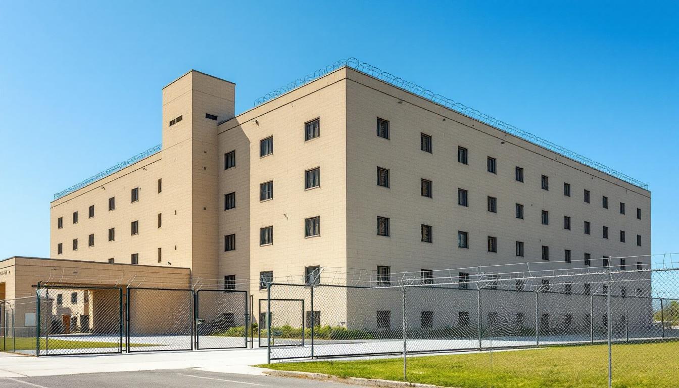 Cleburne County Jail exterior view